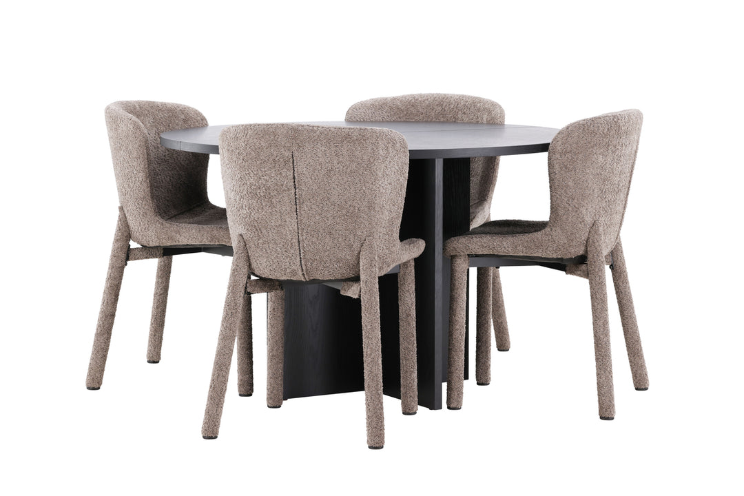 Strada & Astoria Matgrupp Svart/Brun