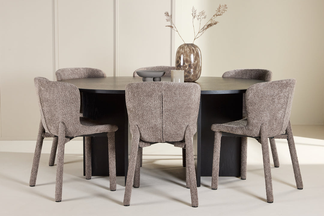 Strada & Astoria Matgrupp Svart/Brun