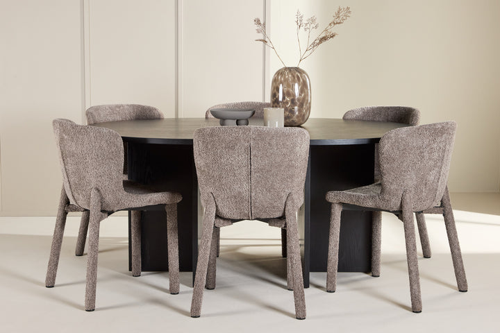 Strada & Astoria Matgrupp Svart/Brun