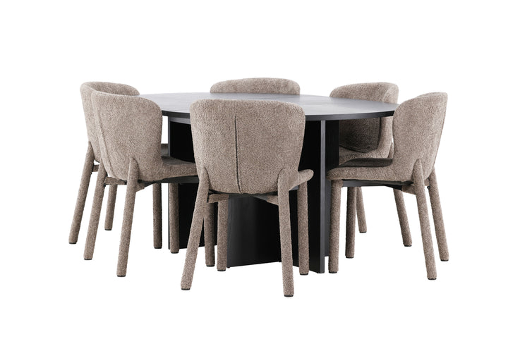 Strada & Astoria Matgrupp Svart/Brun