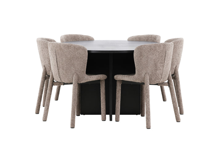 Strada & Astoria Matgrupp Svart/Brun