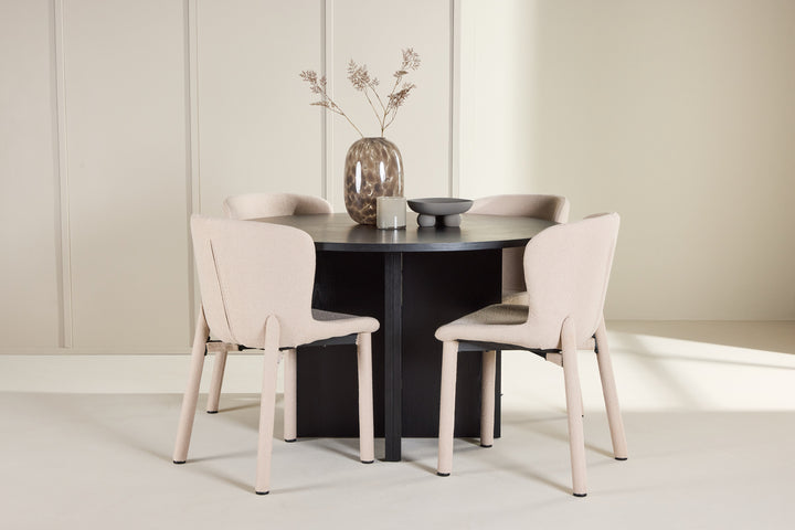 Strada & Astoria Matgrupp Svart/Beige