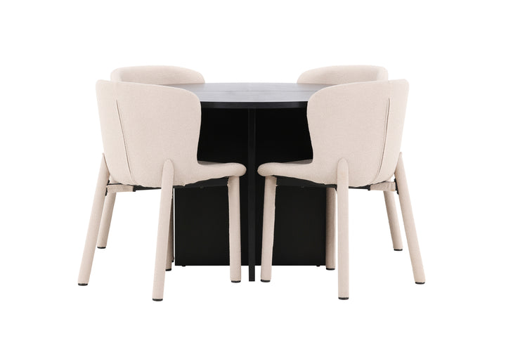 Strada & Astoria Matgrupp Svart/Beige