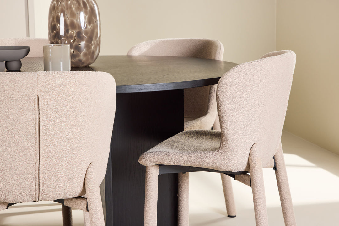 Strada & Astoria Matgrupp Svart/Beige