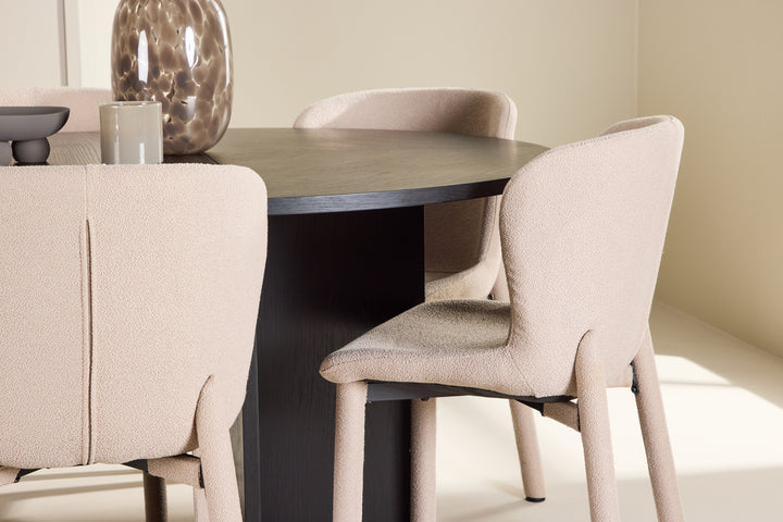 Strada & Astoria Matgrupp Svart/Beige