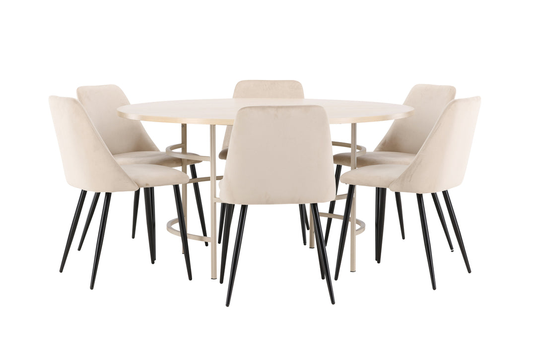 Night & Copenhagen Matgrupp 2 Beig/Vitputsad