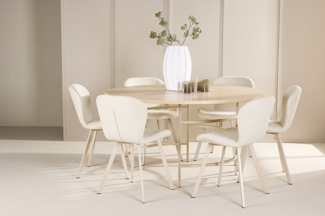 Copenhagen & Lilja Matgrupp Vitputsad/Beige