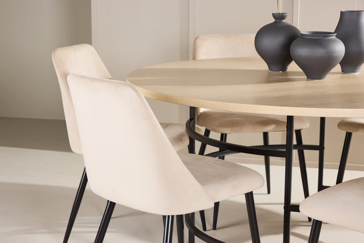 Night & Copenhagen Matgrupp Beige/Vitputsad