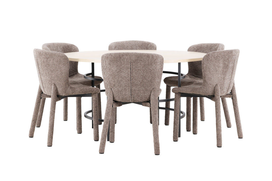 Copenhagen & Astoria Matgrupp Vitputsad/Brun