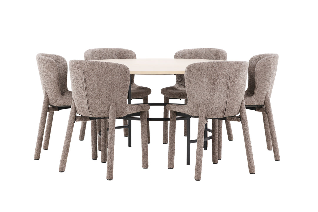 Copenhagen & Astoria Matgrupp Vitputsad/Brun