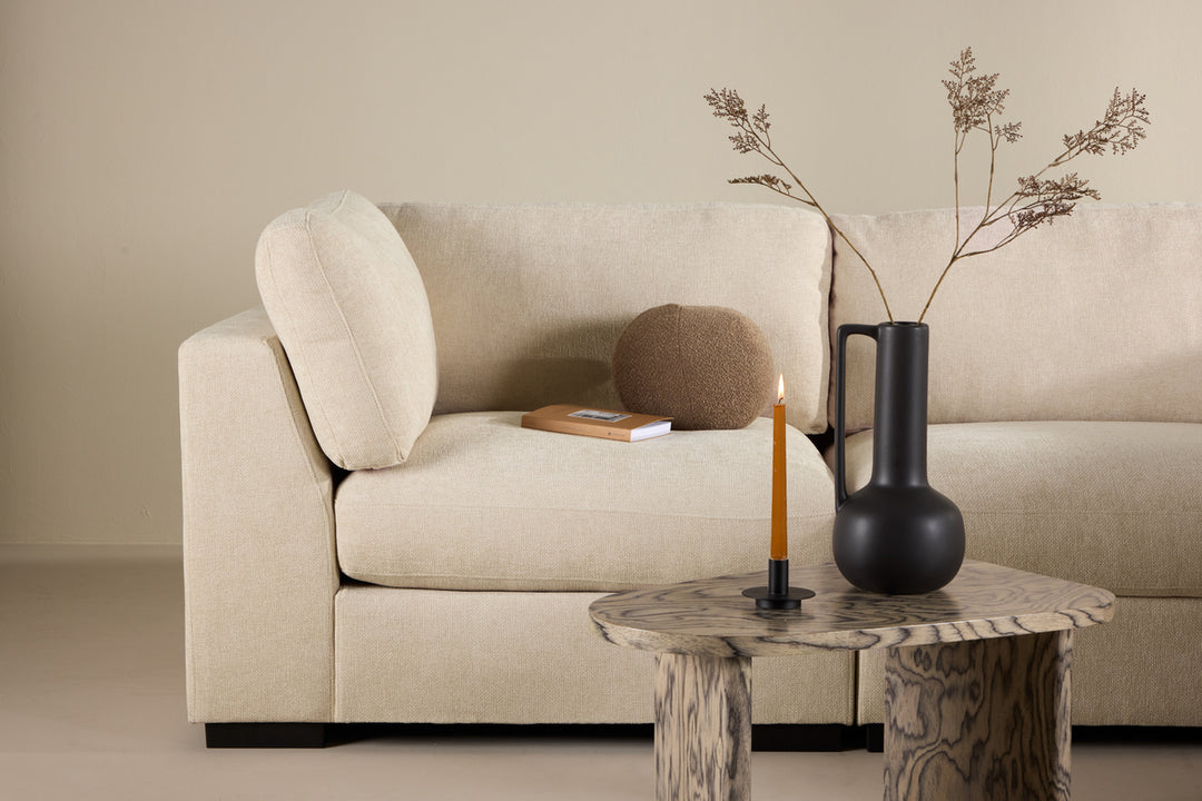 Salerno Hörnsoffa Beige