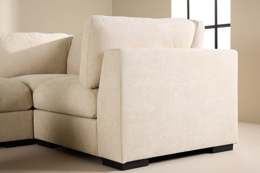 Salerno Hörnsoffa Beige