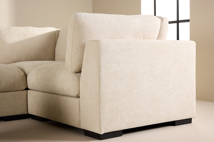 Salerno Hörnsoffa Beige